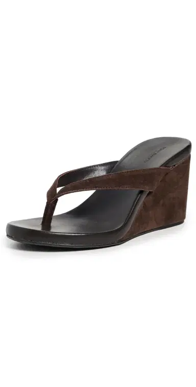 Tony Bianco Avanti Wedge Sandals Espresso Suede 7 | Thumbnail 1 Tony Bianco Avanti Wedge Sandals Espresso Suede 7 | Thumbnail 1