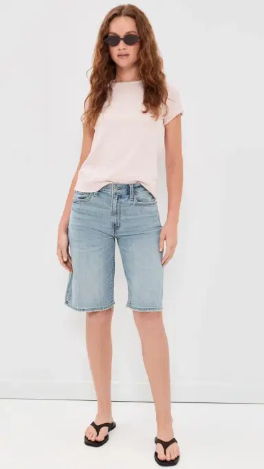 James Perse Vintage Cotton French Terry Sweat Top Rose Quartz 1 | Thumbnail 5 James Perse Vintage Cotton French Terry Sweat Top Rose Quartz 1 | Thumbnail 5