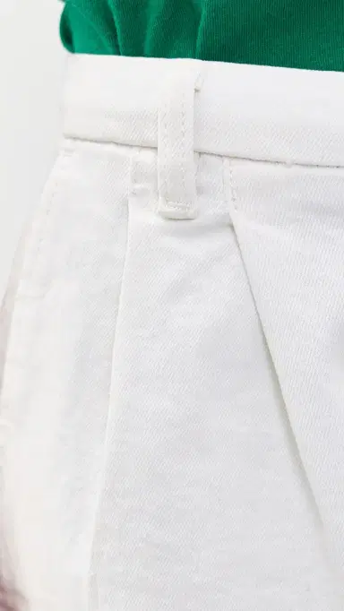 DL1961 Isabel Pleated Shorts White (Original ' 61) | Thumbnail 6 DL1961 Isabel Pleated Shorts White (Original ' 61) | Thumbnail 6