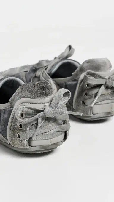 Acne Studios Bilaria Tumbled Suede Ballet Sneakers Multi Grey | Thumbnail 6 Acne Studios Bilaria Tumbled Suede Ballet Sneakers Multi Grey | Thumbnail 6