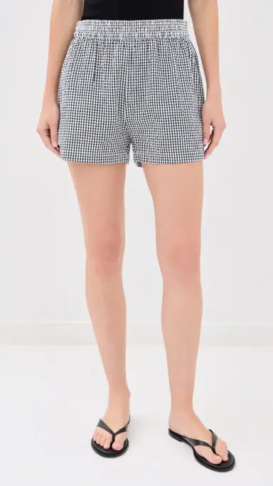 Joe's Jeans The Boxer Shorts Black/White Gingham | Thumbnail 2 Joe's Jeans The Boxer Shorts Black/White Gingham | Thumbnail 2