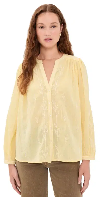Ba&sh Fedora Shirt Jaune | Thumbnail 1 Ba&sh Fedora Shirt Jaune | Thumbnail 1