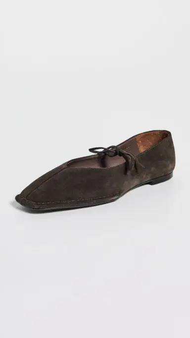 ALOHAS Sway Suede Ballet Flats Coffee Brown 39 | Thumbnail 2 ALOHAS Sway Suede Ballet Flats Coffee Brown 39 | Thumbnail 2
