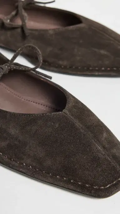 ALOHAS Sway Suede Ballet Flats Coffee Brown 39 | Thumbnail 6 ALOHAS Sway Suede Ballet Flats Coffee Brown 39 | Thumbnail 6