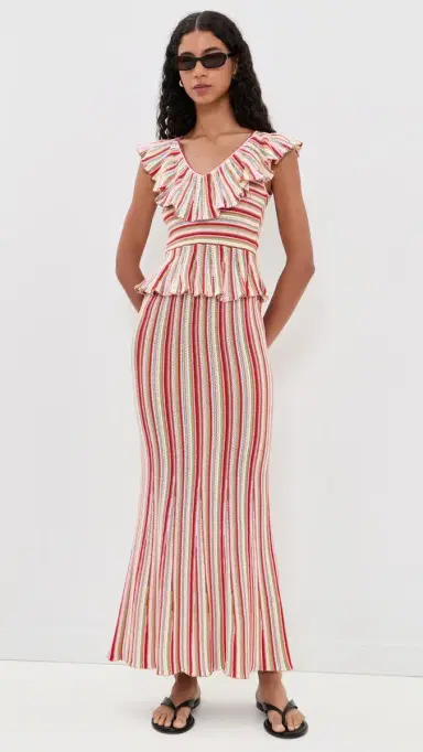 RAILS Nari Knit Skirt Havana tripe | Thumbnail 2 RAILS Nari Knit Skirt Havana tripe | Thumbnail 2