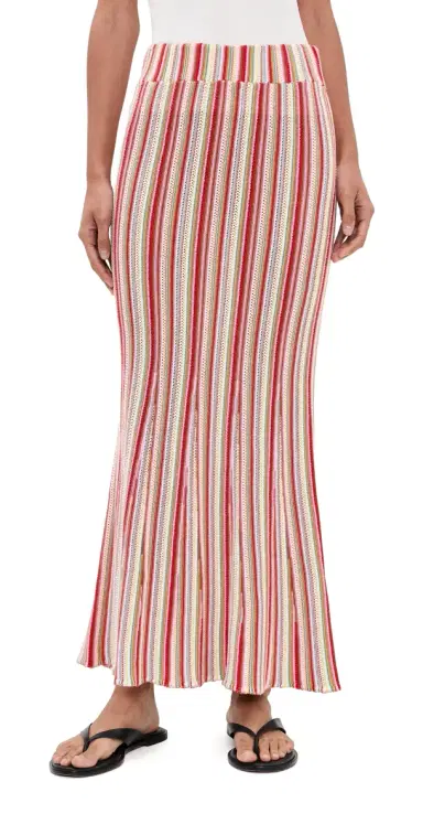 RAILS Nari Knit Skirt Havana tripe | Thumbnail 1 RAILS Nari Knit Skirt Havana tripe | Thumbnail 1