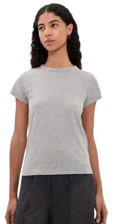 rag & bone The Slub Tee Heather Grey S | Thumbnail 1 rag & bone The Slub Tee Heather Grey S | Thumbnail 1
