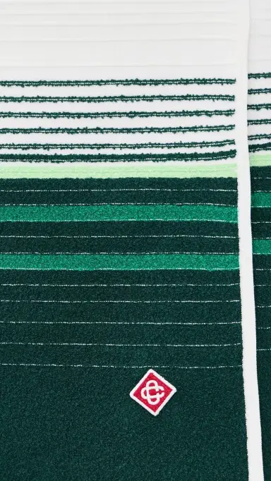 Casablanca Boucle tripe Mini Skirt White / Green | Thumbnail 6 Casablanca Boucle tripe Mini Skirt White / Green | Thumbnail 6