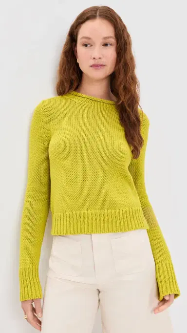 La Ligne Solid Mini Marina Sweater Key Lime | Thumbnail 2 La Ligne Solid Mini Marina Sweater Key Lime | Thumbnail 2