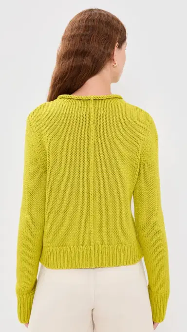 La Ligne Solid Mini Marina Sweater Key Lime | Thumbnail 3 La Ligne Solid Mini Marina Sweater Key Lime | Thumbnail 3