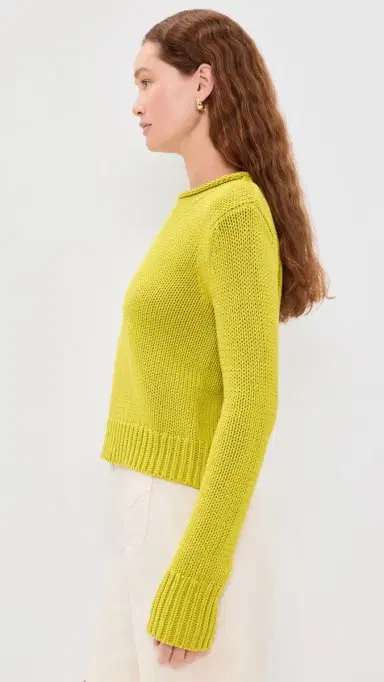 La Ligne Solid Mini Marina Sweater Key Lime | Thumbnail 4 La Ligne Solid Mini Marina Sweater Key Lime | Thumbnail 4