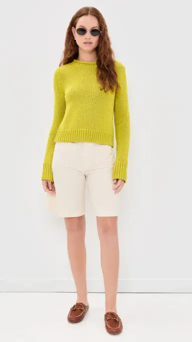 La Ligne Solid Mini Marina Sweater Key Lime | Thumbnail 5 La Ligne Solid Mini Marina Sweater Key Lime | Thumbnail 5