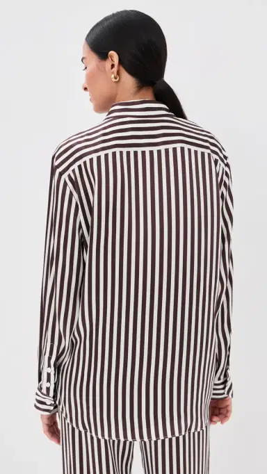 Sprwmn Mara Silk Button Up | Thumbnail 3 Sprwmn Mara Silk Button Up | Thumbnail 3