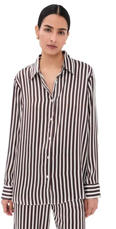 Sprwmn Mara Silk Button Up | Thumbnail 1 Sprwmn Mara Silk Button Up | Thumbnail 1