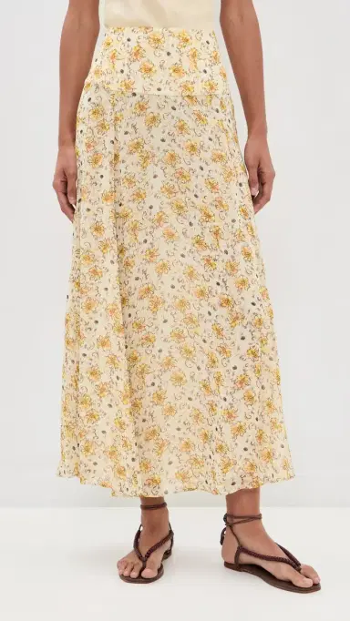 Isabel Marant Étoile Fran Skirt Light Yellow/Ecru | Thumbnail 2 Isabel Marant Étoile Fran Skirt Light Yellow/Ecru | Thumbnail 2