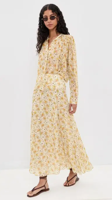 Isabel Marant Étoile Fran Skirt Light Yellow/Ecru | Thumbnail 5 Isabel Marant Étoile Fran Skirt Light Yellow/Ecru | Thumbnail 5