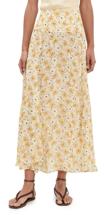 Isabel Marant Étoile Fran Skirt Light Yellow/Ecru | Thumbnail 1 Isabel Marant Étoile Fran Skirt Light Yellow/Ecru | Thumbnail 1