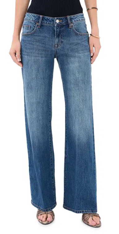 GOOD AMERICAN Vintage Low Loose Jeans Indigo 91 | Thumbnail 1 GOOD AMERICAN Vintage Low Loose Jeans Indigo 91 | Thumbnail 1