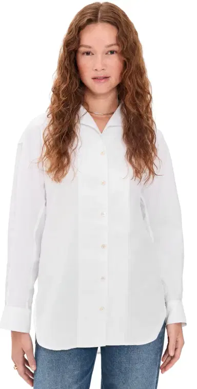 AYR The Tate Oxford Shirt White Oxford | Thumbnail 1 AYR The Tate Oxford Shirt White Oxford | Thumbnail 1