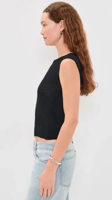 James Perse Cotton Cashmere Blend Boatneck Top | Thumbnail 4 James Perse Cotton Cashmere Blend Boatneck Top | Thumbnail 4