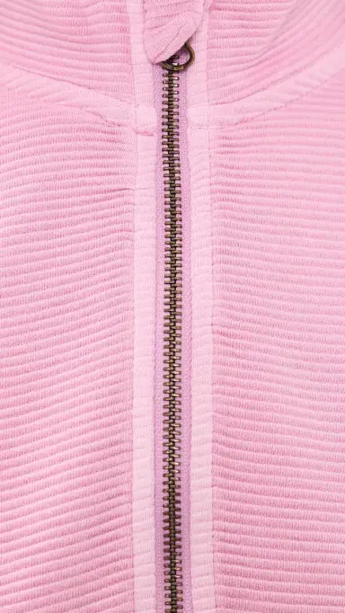 Free People Celeste Quarterzip weatshirt Hummingbird Pink | Thumbnail 6 Free People Celeste Quarterzip weatshirt Hummingbird Pink | Thumbnail 6