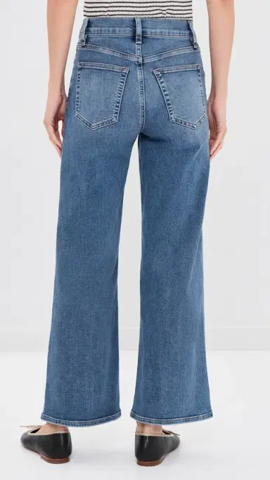 Frame Petite Pixie Le Slim Palazzo Jeans Gossamer | Thumbnail 3 Frame Petite Pixie Le Slim Palazzo Jeans Gossamer | Thumbnail 3