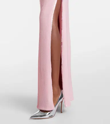 Rodarte Floral-appliqué sequined peplum gown | Thumbnail 3 Rodarte Floral-appliqué sequined peplum gown | Thumbnail 3