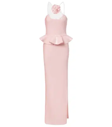 Rodarte Floral-appliqué sequined peplum gown | Thumbnail 1 Rodarte Floral-appliqué sequined peplum gown | Thumbnail 1