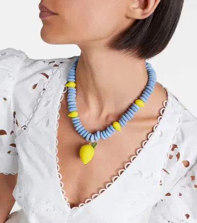 Jennifer Behr Citron beaded necklace | Thumbnail 5 Jennifer Behr Citron beaded necklace | Thumbnail 5