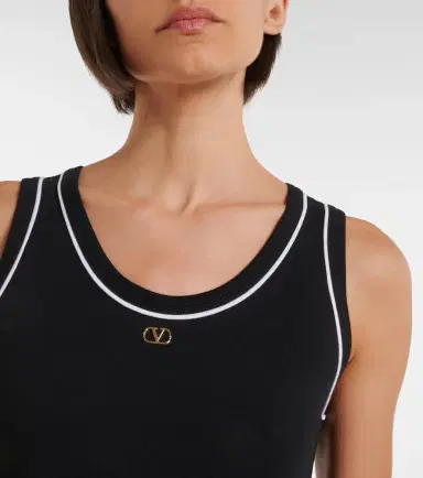 Valentino VLogo cotton jersey tank top | Thumbnail 5 Valentino VLogo cotton jersey tank top | Thumbnail 5