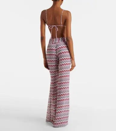 Bananhot Bowie chevron flared pants | Thumbnail 3 Bananhot Bowie chevron flared pants | Thumbnail 3