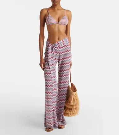 Bananhot Bowie chevron flared pants | Thumbnail 6 Bananhot Bowie chevron flared pants | Thumbnail 6