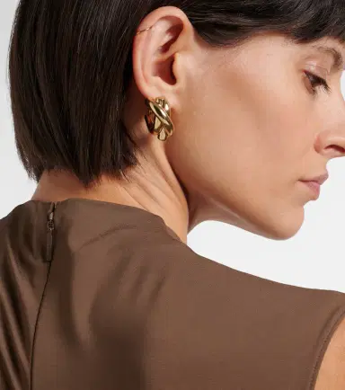 Ferragamo Gold-plated earrings | Thumbnail 5 Ferragamo Gold-plated earrings | Thumbnail 5