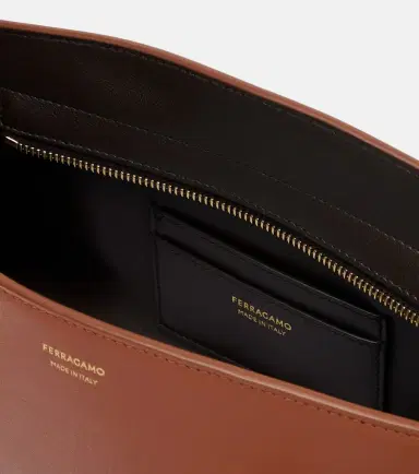 Ferragamo Hug East-West Small leather shoulder bag | Thumbnail 2 Ferragamo Hug East-West Small leather shoulder bag | Thumbnail 2
