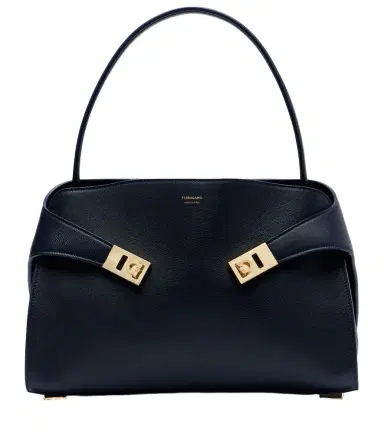 Ferragamo Hug Small leather shoulder bag | Thumbnail 1 Ferragamo Hug Small leather shoulder bag | Thumbnail 1