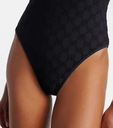 Gucci GG terry-trimmed jersey swimsuit | Thumbnail 3 Gucci GG terry-trimmed jersey swimsuit | Thumbnail 3