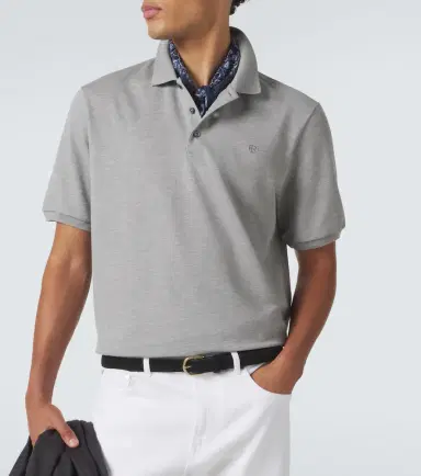 Ralph Lauren Purple Label Cotton piqué polo shirt | Thumbnail 4 Ralph Lauren Purple Label Cotton piqué polo shirt | Thumbnail 4