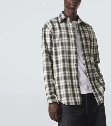 Balenciaga Checked cotton flannel shirt | Thumbnail 4 Balenciaga Checked cotton flannel shirt | Thumbnail 4