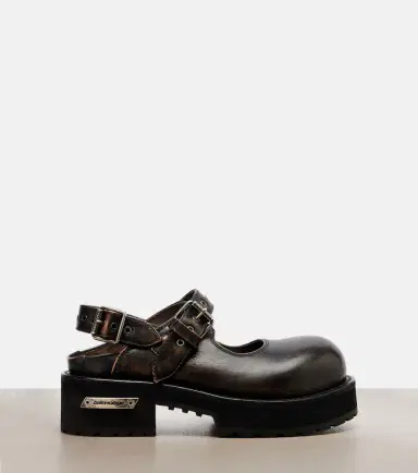 Balenciaga Venom leather Mary Jane flats | Thumbnail 4 Balenciaga Venom leather Mary Jane flats | Thumbnail 4