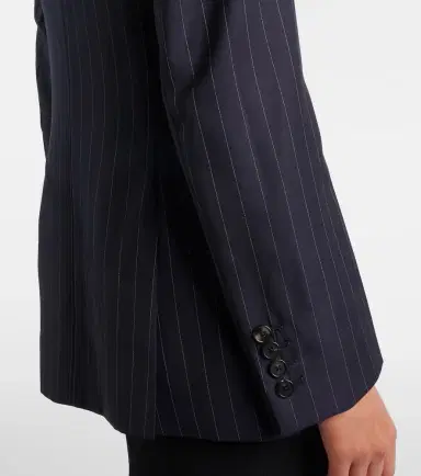 Givenchy Pinstripe double-breasted wool blazer | Thumbnail 3 Givenchy Pinstripe double-breasted wool blazer | Thumbnail 3