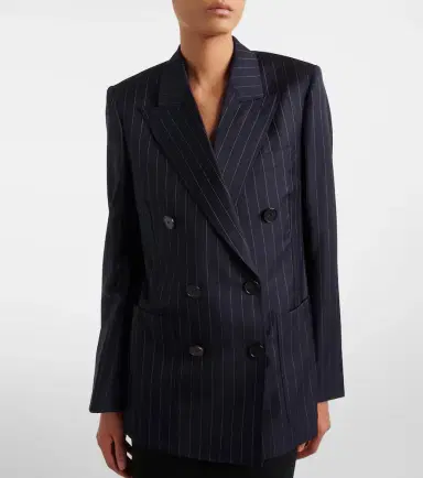Givenchy Pinstripe double-breasted wool blazer | Thumbnail 5 Givenchy Pinstripe double-breasted wool blazer | Thumbnail 5