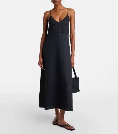 ASCENO Ida linen midi dress | Thumbnail 2 ASCENO Ida linen midi dress | Thumbnail 2