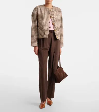 Blaze Milano Blazé Milano Altai checked wool and cashmere jacket | Thumbnail 3 Blaze Milano Blazé Milano Altai checked wool and cashmere jacket | Thumbnail 3