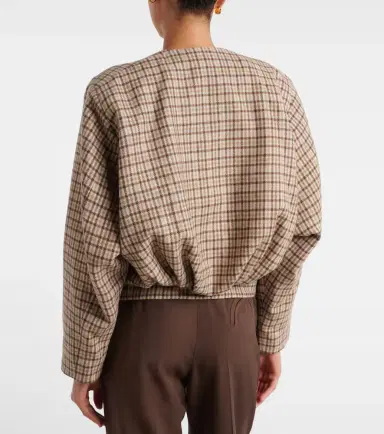 Blaze Milano Blazé Milano Altai checked wool and cashmere jacket | Thumbnail 5 Blaze Milano Blazé Milano Altai checked wool and cashmere jacket | Thumbnail 5