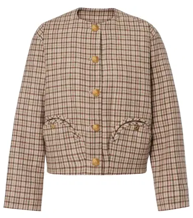 Blaze Milano Blazé Milano Altai checked wool and cashmere jacket | Thumbnail 1 Blaze Milano Blazé Milano Altai checked wool and cashmere jacket | Thumbnail 1