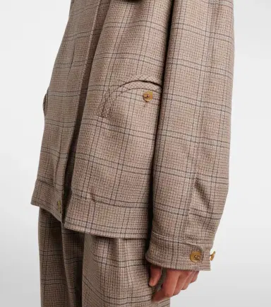 Blazé Milano Blazé Milano Chausie checked virgin wool jacket | Thumbnail 4 Blazé Milano Blazé Milano Chausie checked virgin wool jacket | Thumbnail 4