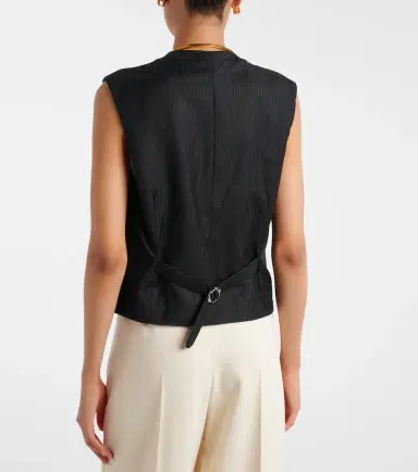 Blazé Milano Blazé Milano Feral pinstriped virgin wool vest | Thumbnail 2 Blazé Milano Blazé Milano Feral pinstriped virgin wool vest | Thumbnail 2