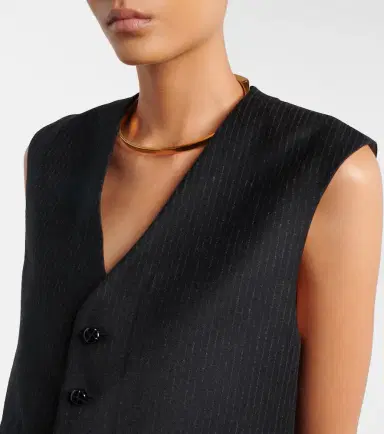 Blazé Milano Blazé Milano Feral pinstriped virgin wool vest | Thumbnail 6 Blazé Milano Blazé Milano Feral pinstriped virgin wool vest | Thumbnail 6