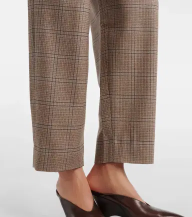 Blazé Milano Blazé Milano Glassy checked virgin wool straight pants | Thumbnail 2 Blazé Milano Blazé Milano Glassy checked virgin wool straight pants | Thumbnail 2