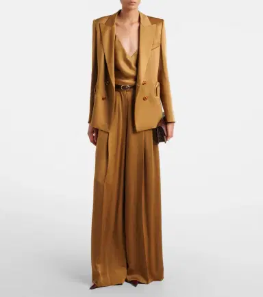 Blazé Milano Blazé Milano Husi satin palazzo pants | Thumbnail 2 Blazé Milano Blazé Milano Husi satin palazzo pants | Thumbnail 2